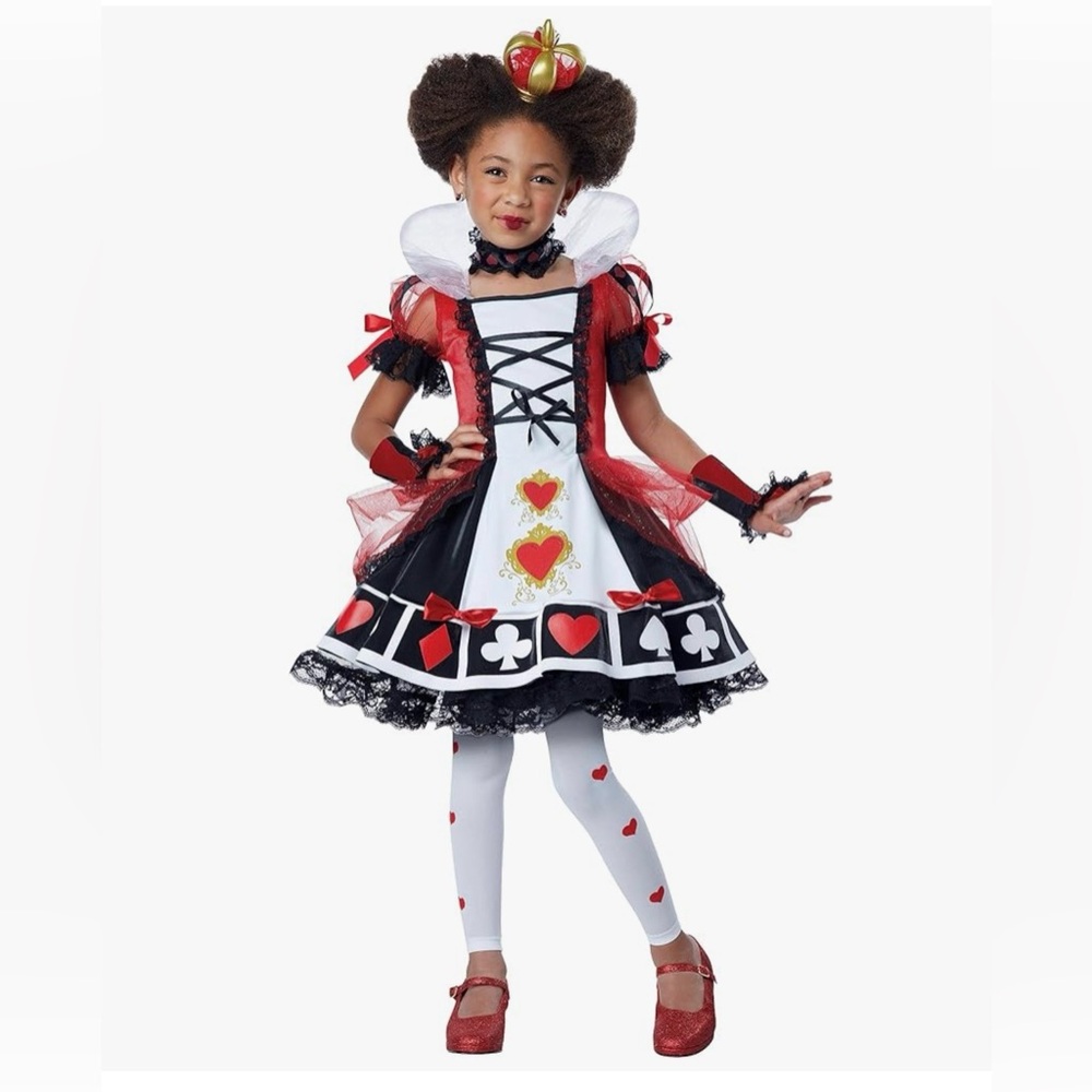 Child Deluxe Queen of Hearts Costume